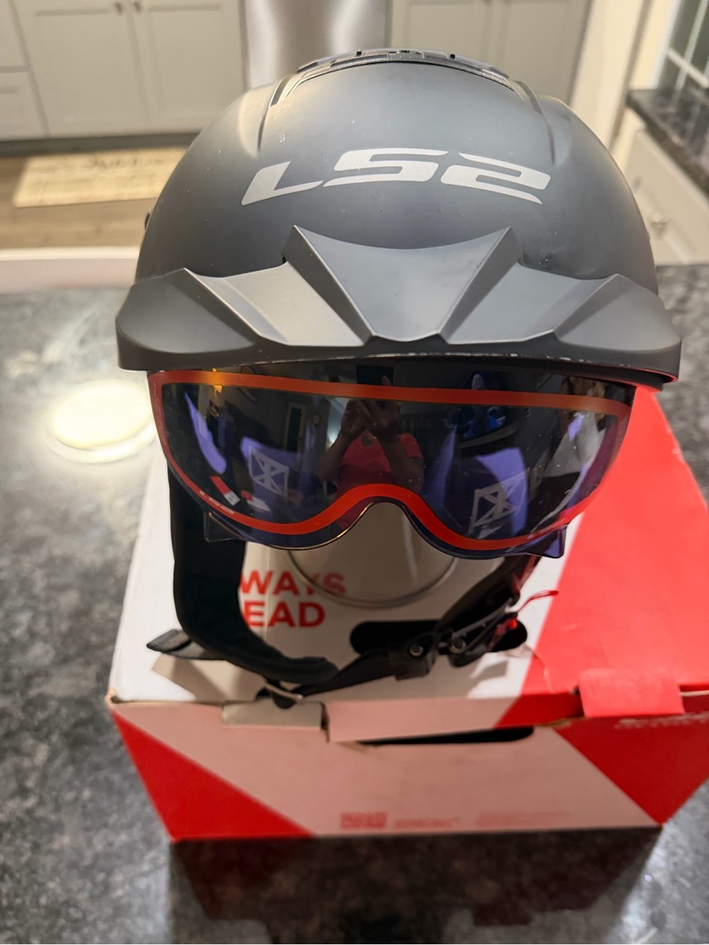 LS2 Helmets - Rebellion 1812 Matte Black Half Helmet -Small - NWT